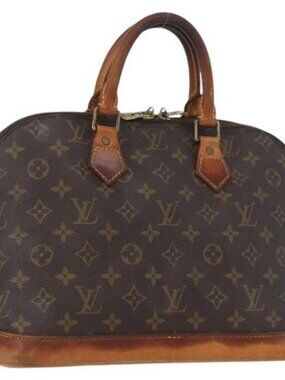 LOUIS VUITTON Monogram Alma Hand Bag M51130 LV Auth 172138
